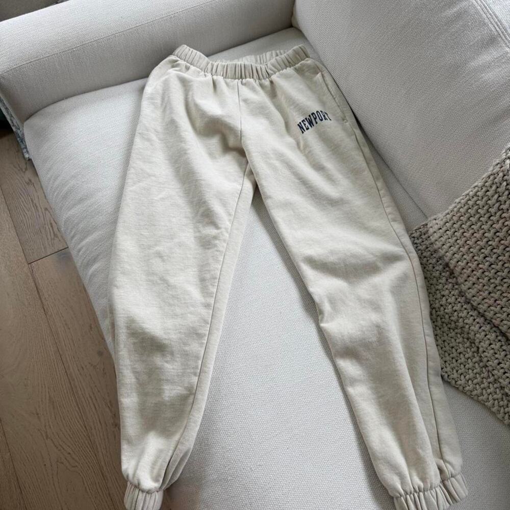 Brandy melville cream sweatpants